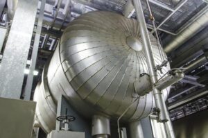 Steam boiler feedtank